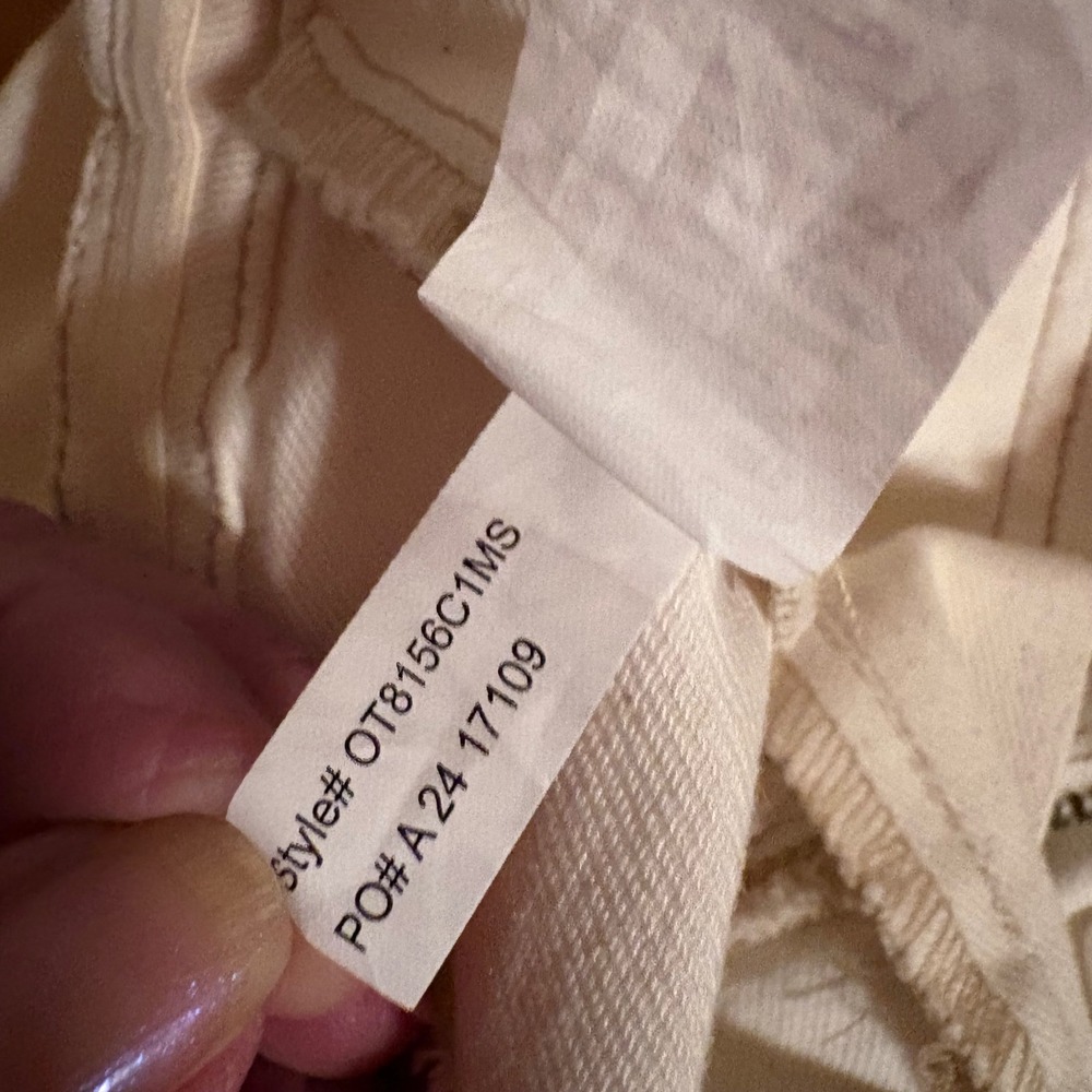 Indigo Rein Womens Strapless Denim Midi Dress Cream Off White Zip Back NWT SZ S - Picture 13 of 13